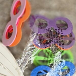 Party City Multicolor Fun Glasses Set